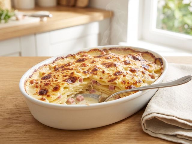 Ham & Potato Gratin