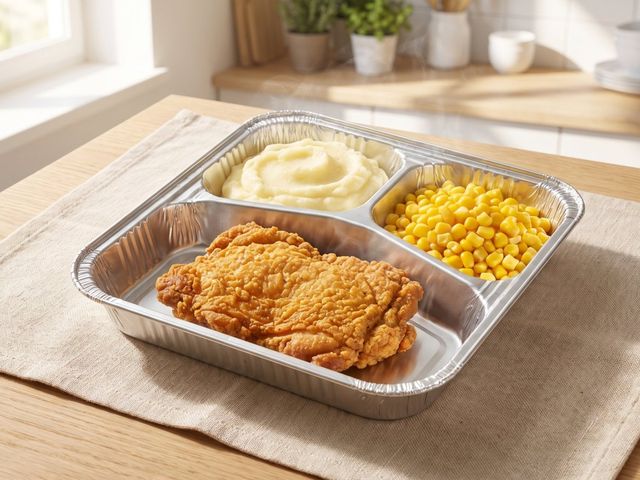 Oven-Fried Chicken TV Dinner