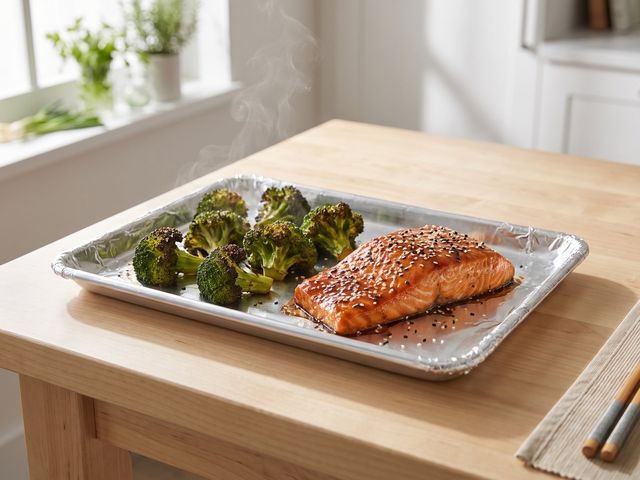 Teriyaki Salmon & Broccoli