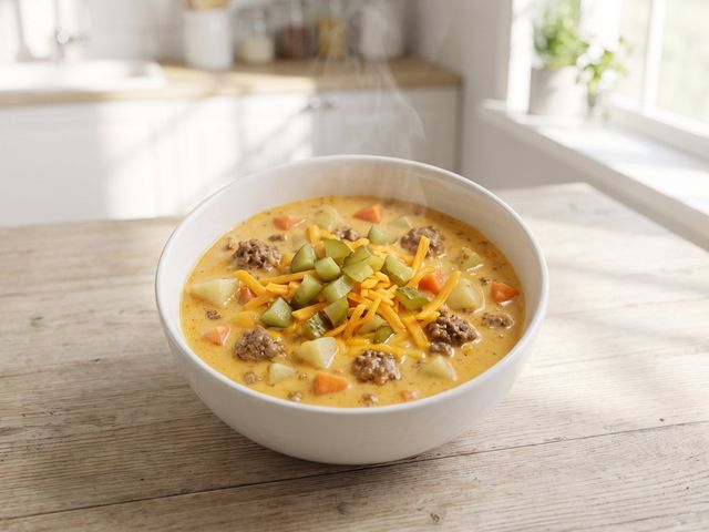 Cheeseburger Soup