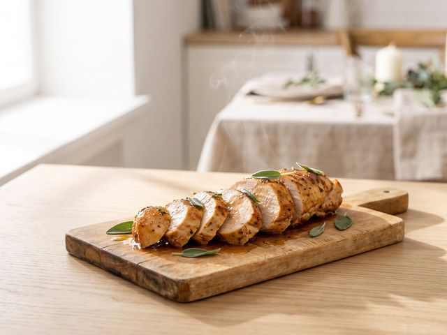 Sage Butter Turkey Tenderloin
