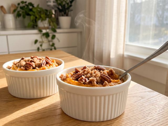 Sweet Potato Casserole with Pecan Crumble